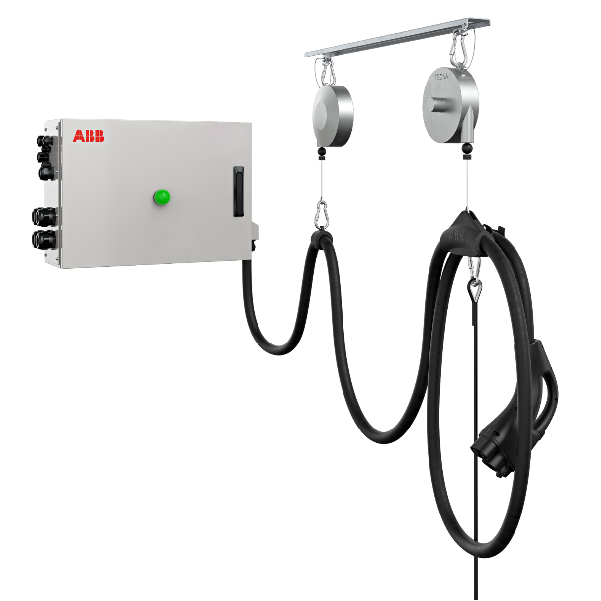 ABB Overhead charger 3 ABB Control box and cable balancer