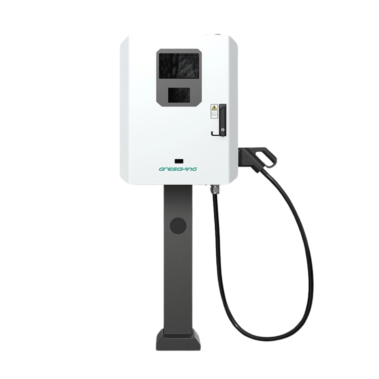 Gresgying 30kW Wallbox polemount front Gresgying 30kW DC-Snellader