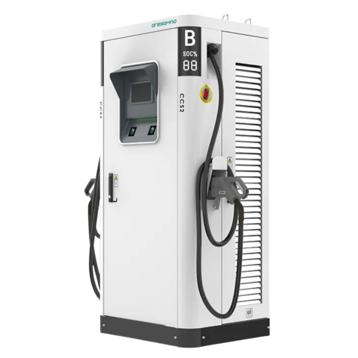 Gresgying 60-180kW DC Snellader 2 Gresgying fast charger 60kW - 180kW right front side