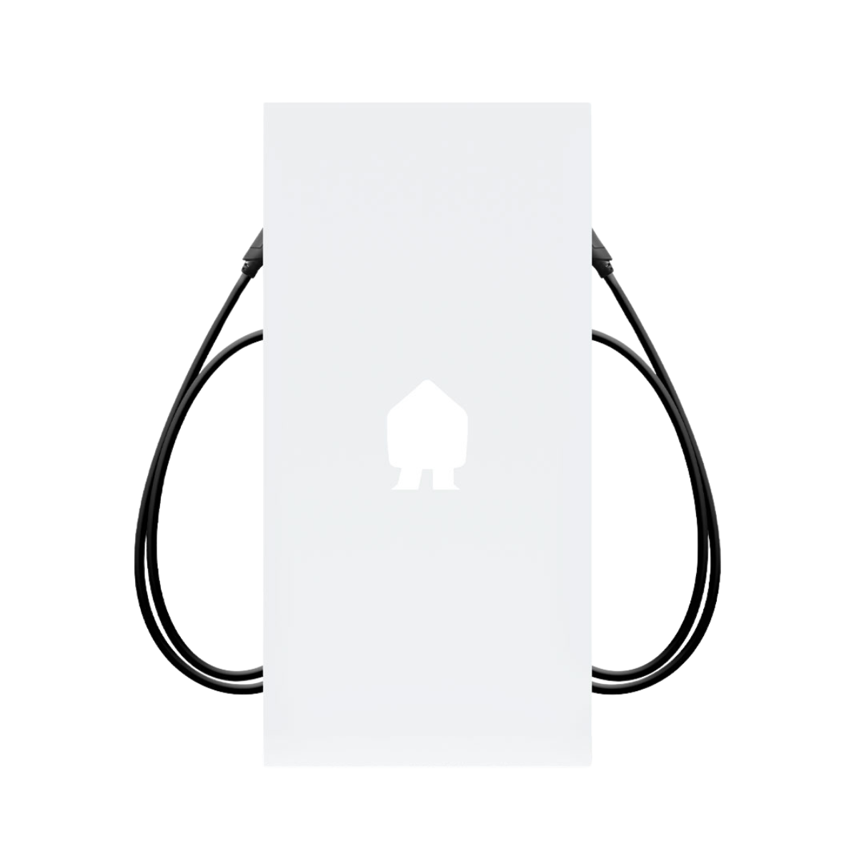 Smappee EV Base 2x22kW dubbele laadpaal 3 Smappee EV Base 2x22kW Cable White front – transparant