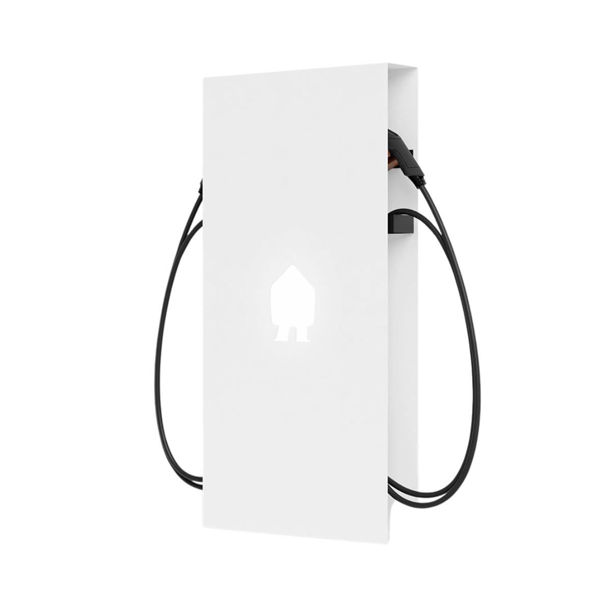 Smappee EV Base 2x22kW Cable White side – transparant